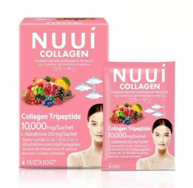 NUUI Collagen Powder Dietary Supplement Product 15g.