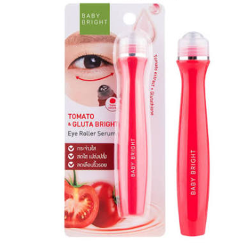 BABY BRIGHT Tomato & Gluta Bright Eye Roller Serum 15ml.