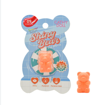 CATHY DOLL Shiny Bear Lip Moist 1.1g #09 Cherry Bome