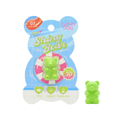 CATHY DOLL Shiny Bear Lip Moist 1.1g #07 Sunset Beach