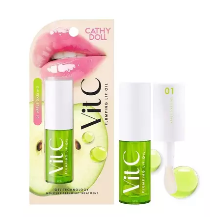 Cathy Doll Vit C Plumping Lip Oil 2.4g #02 Lovely Lemon