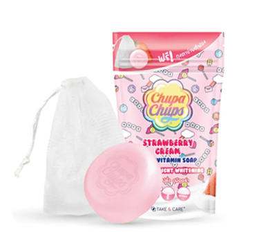 Chupa Chups Soap 80g.#Strawberry Cream#CHT243184
