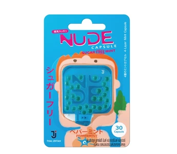 NUDE Sugar Free Mint 30 Capsules 1.77g #Peppermint
