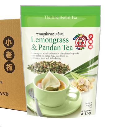 TAOKAENOI Lemongrass & Pandan Tea 50g.